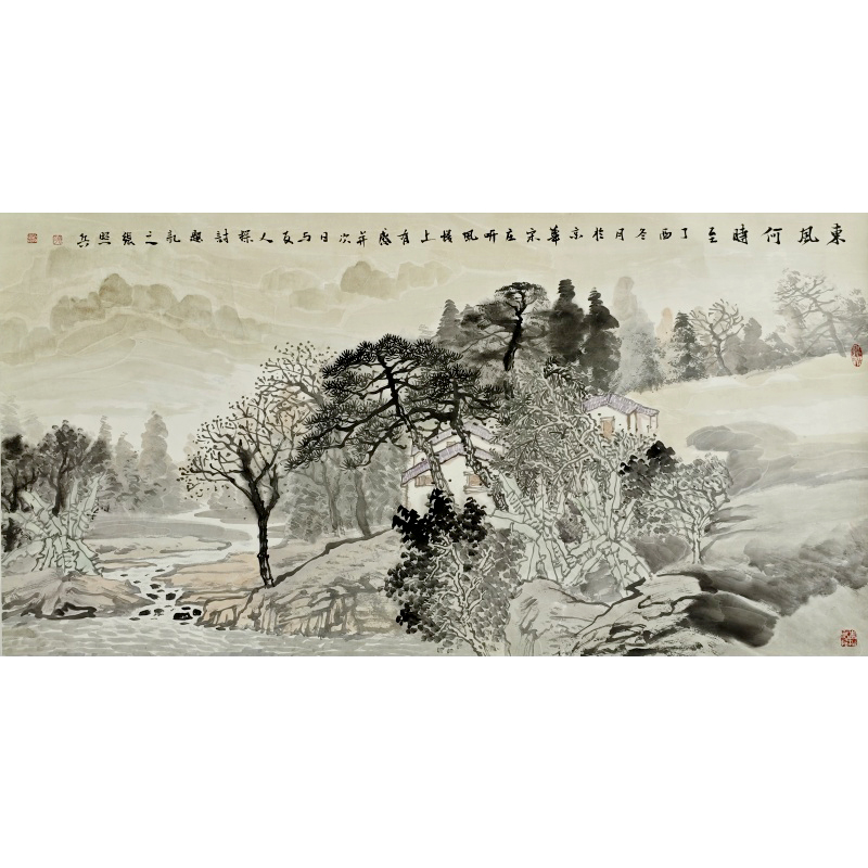 东风何时至  张照兵（款）  54955