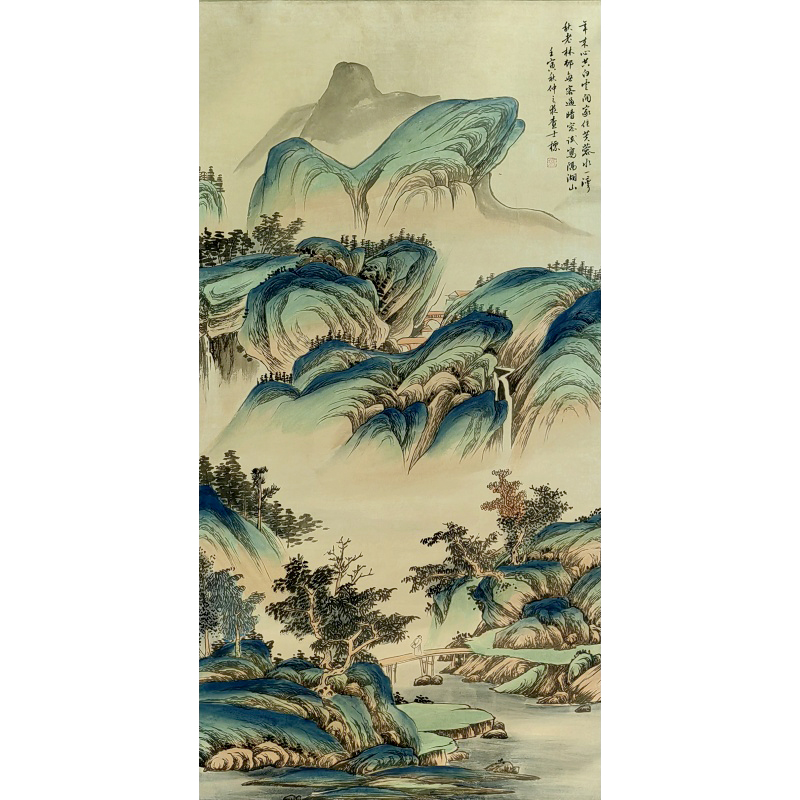 山水画   查士标（款)   52203