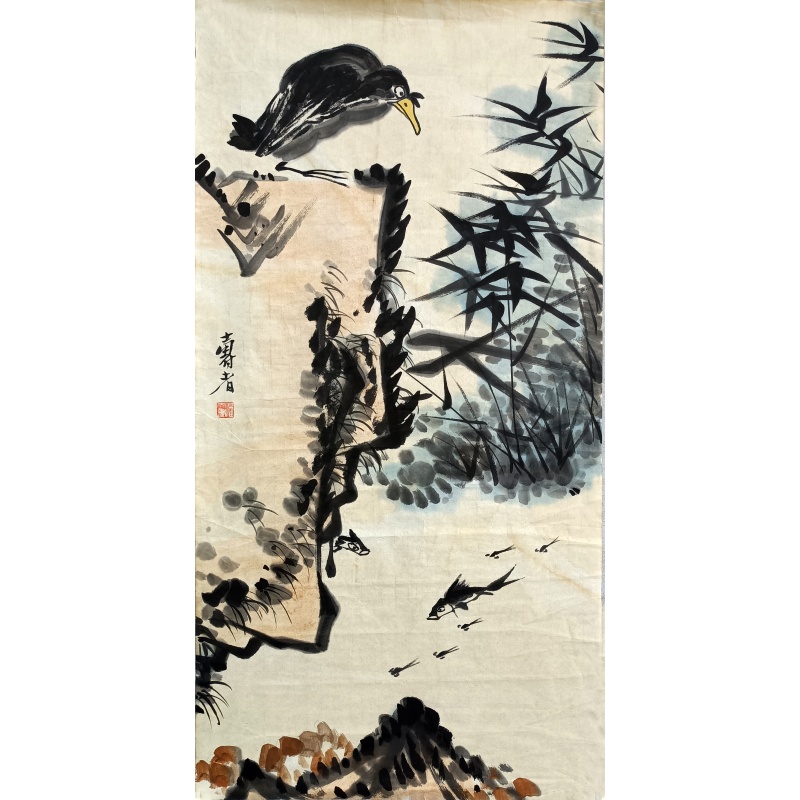 鹰 潘天寿（款）52990
