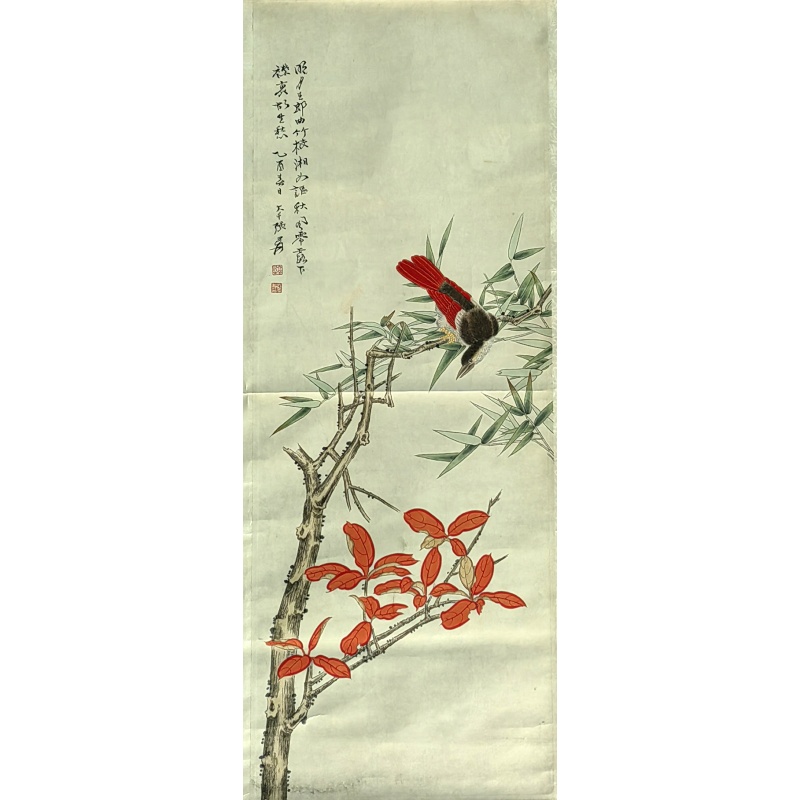 花鸟图  张大千（款)  53076
