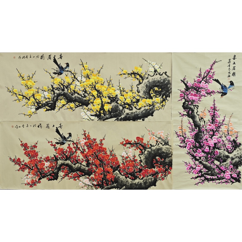 梅花三弄  李林（款）  54215