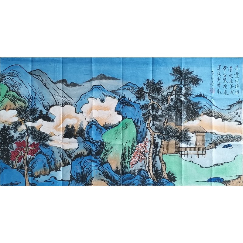山水清音 张大千（款）822138