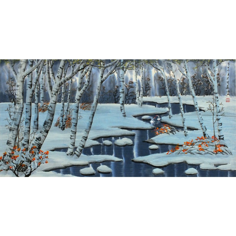 雪景图   马典（款）   0330