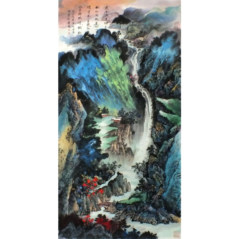 寒去春来绿色新 刘履瀛（款） 0460