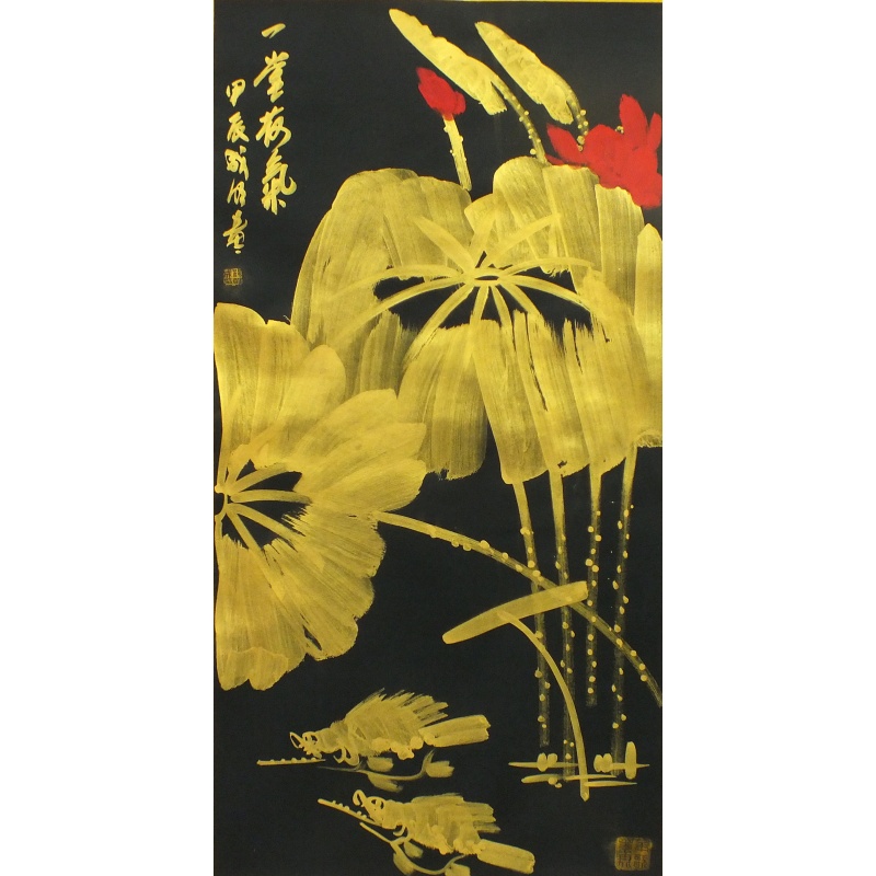 一堂荷气 杨成明（款）0488