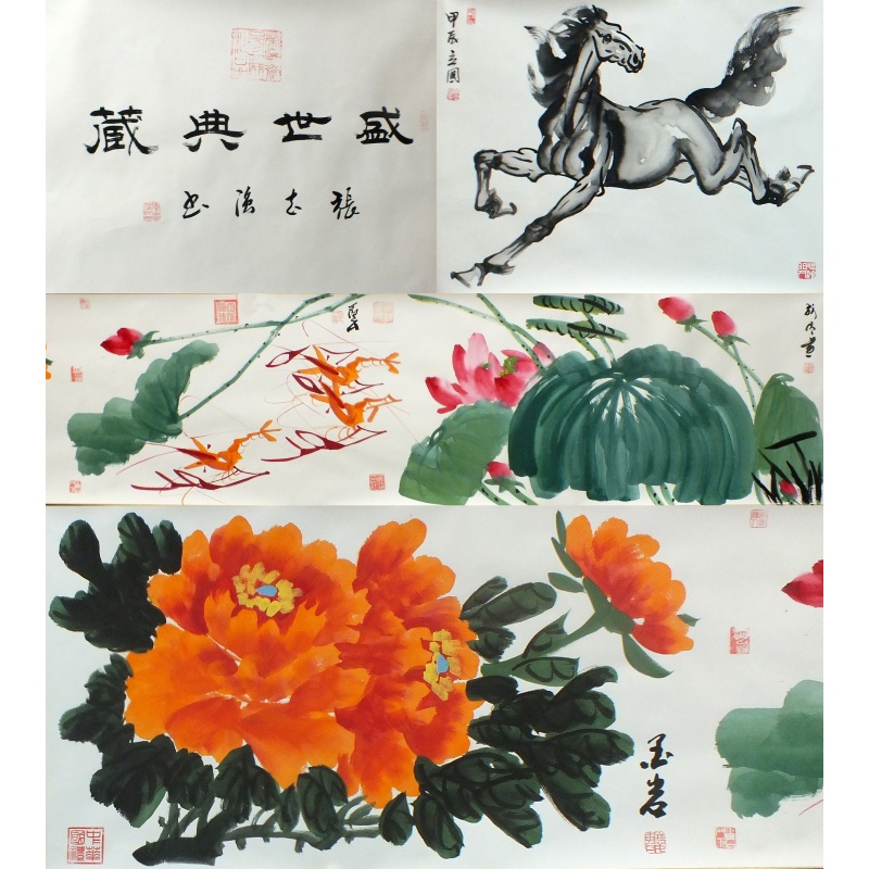 盛世典藏  段百平、张志强、杨成明、颜庆霞、陈立国（款）1660