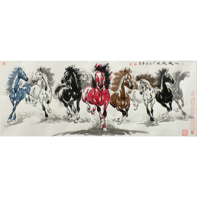 八骏雄风 李军（款）1474