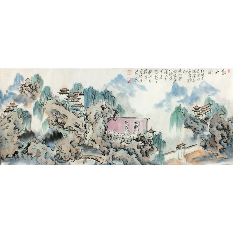 钗头凤 释隆一（款）1954