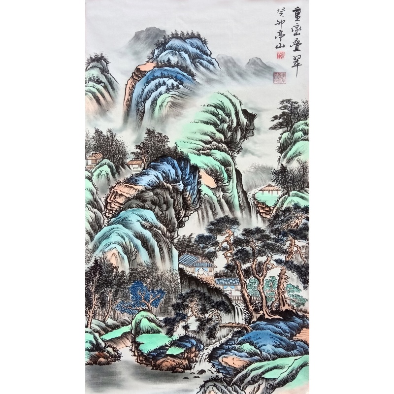 重峦叠翠 张亭山（款）51349