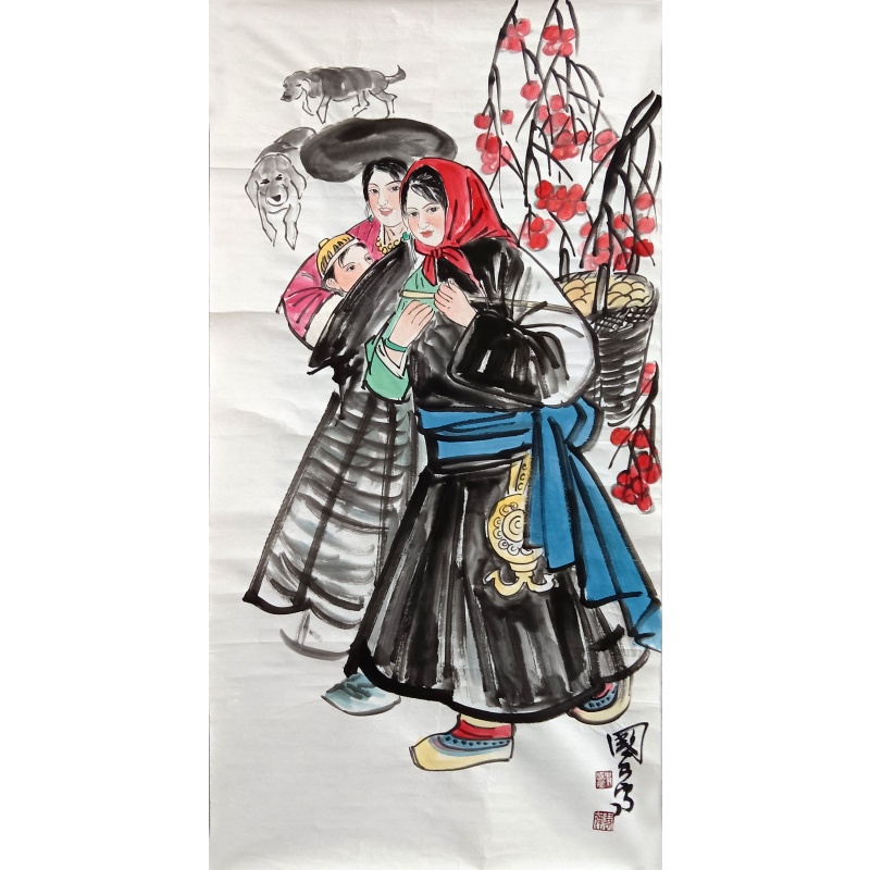 西域人物  806105