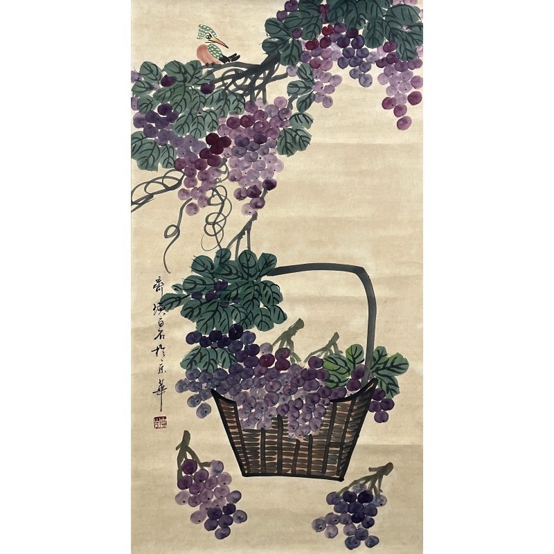 水墨葡萄55302