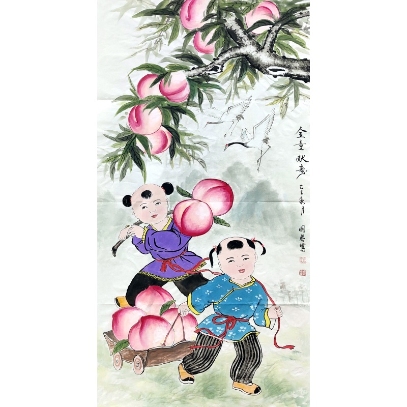 金童献寿850144