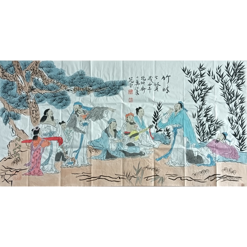 竹林七贤58707