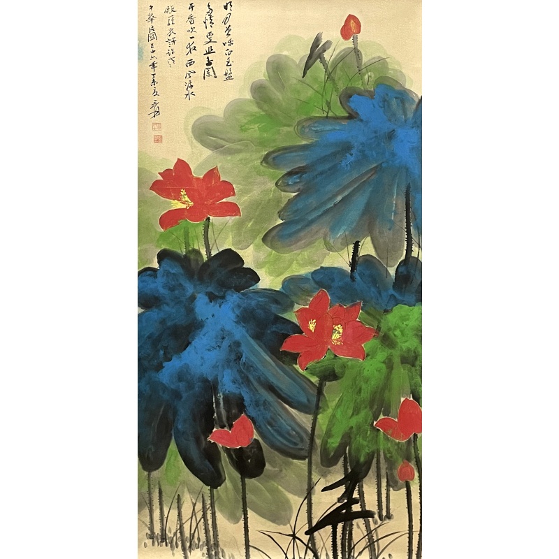 荷花图56058