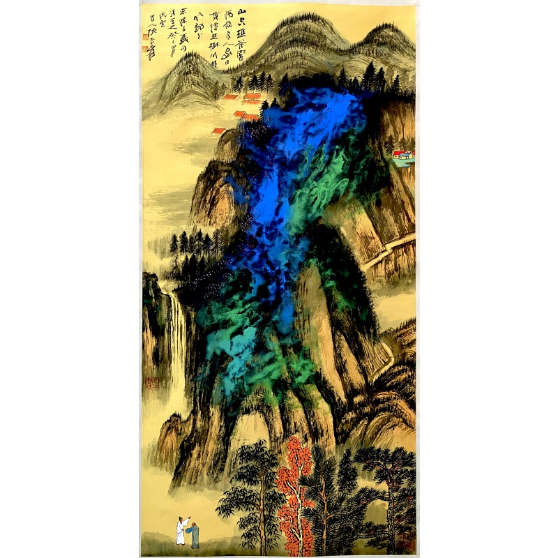 泼墨山水56560