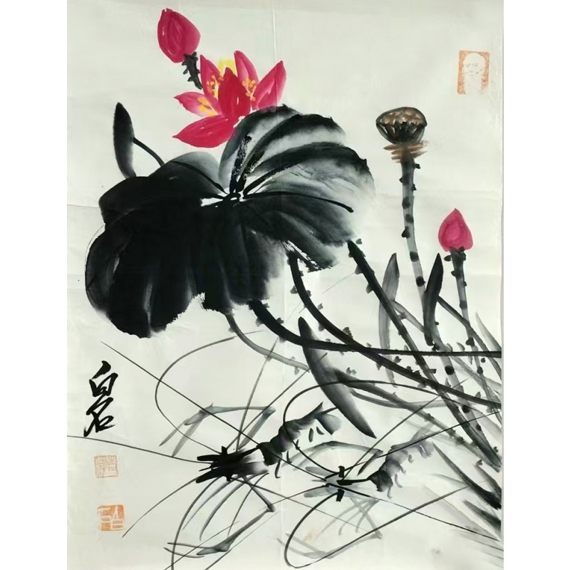 荷花双龙 822344