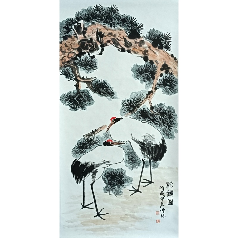 松鹤图 822368