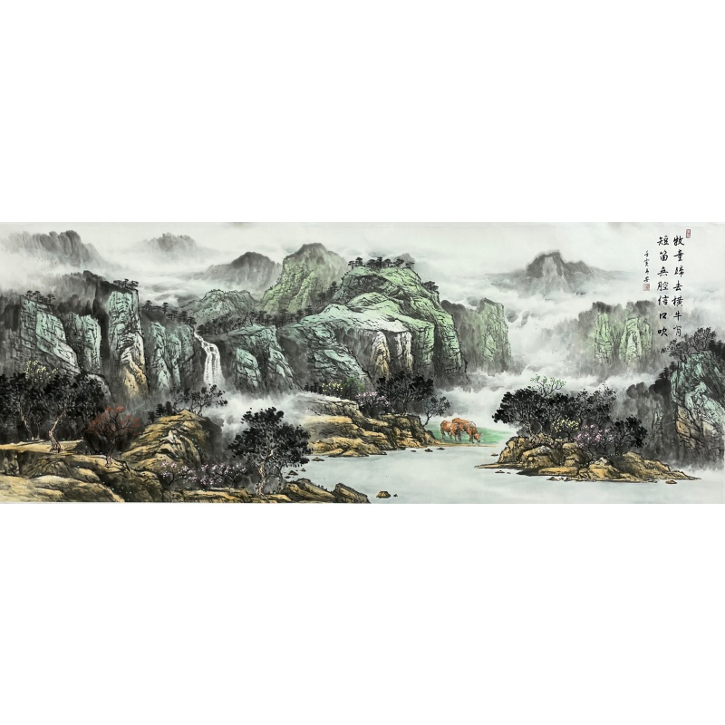 牧童归去横牛背  55138