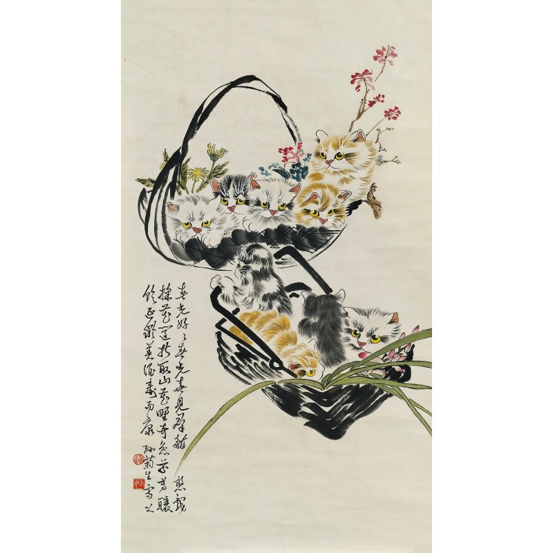 猫戏图840115