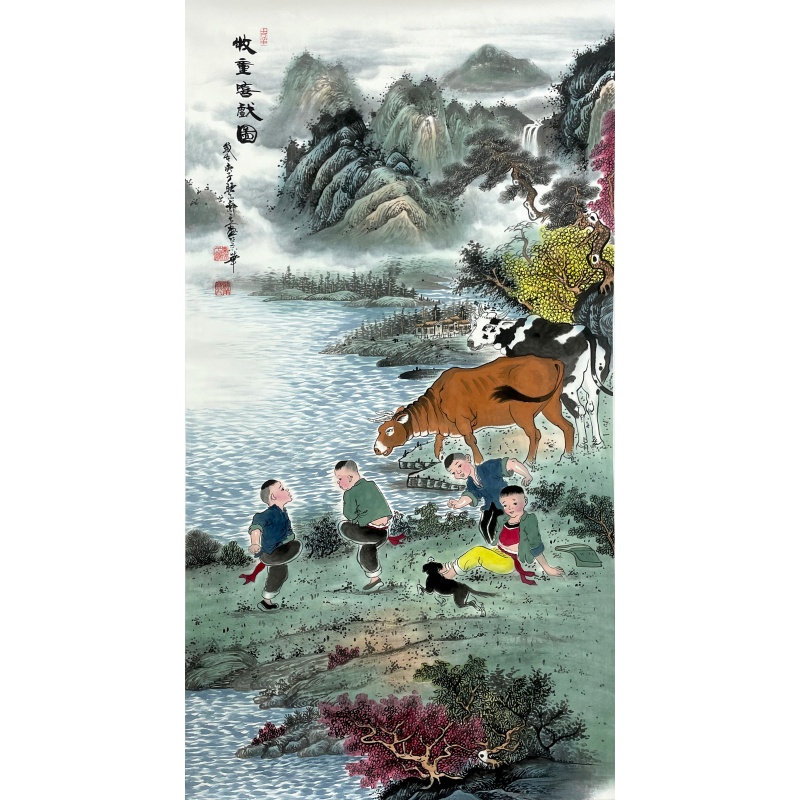 牧童嘻戏图  52730