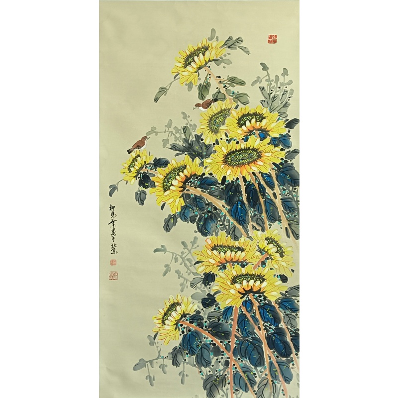 花鸟向日葵56412