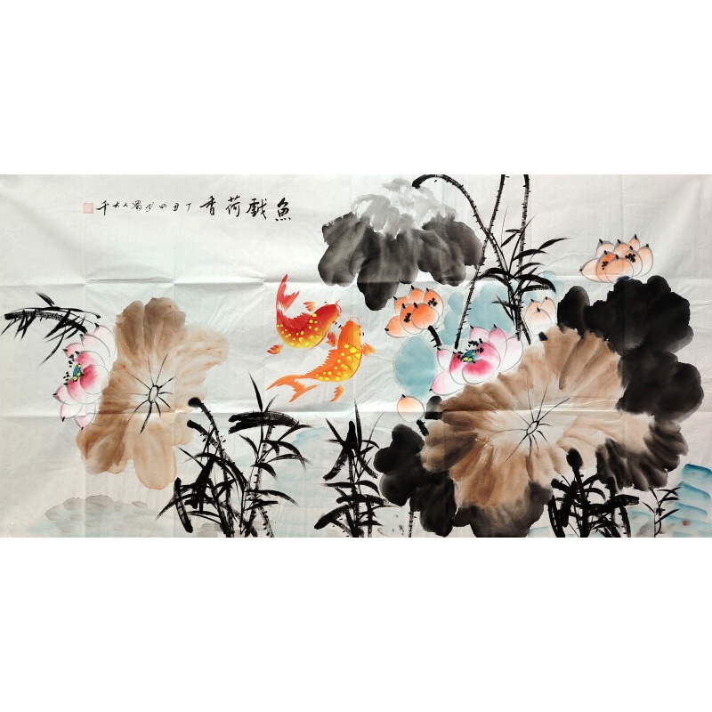 鱼戏荷香56849