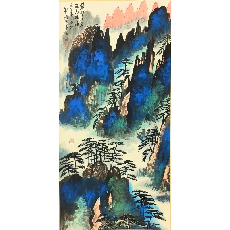 泼墨山水57665