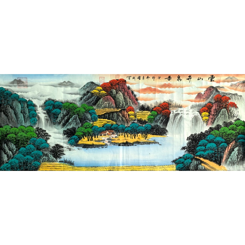 云山喷泉图860091