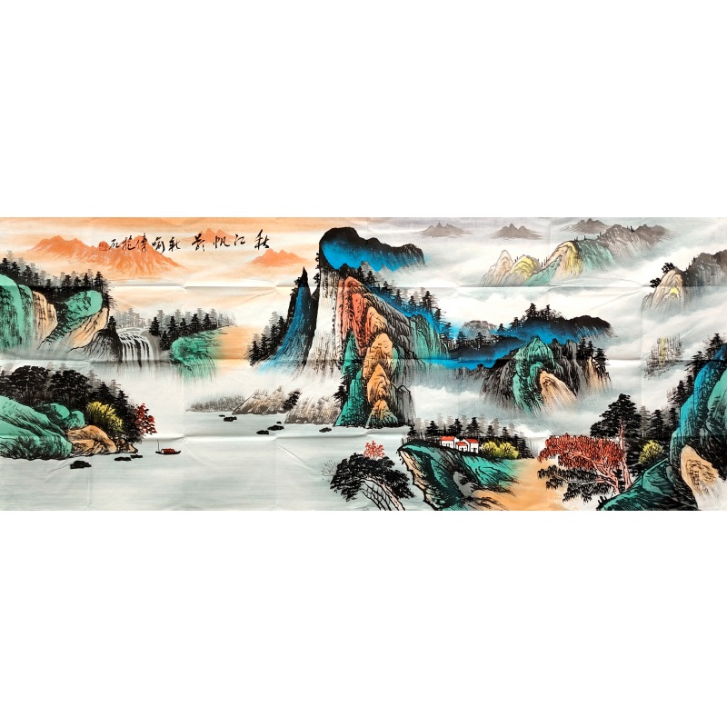 秋江帆影59204