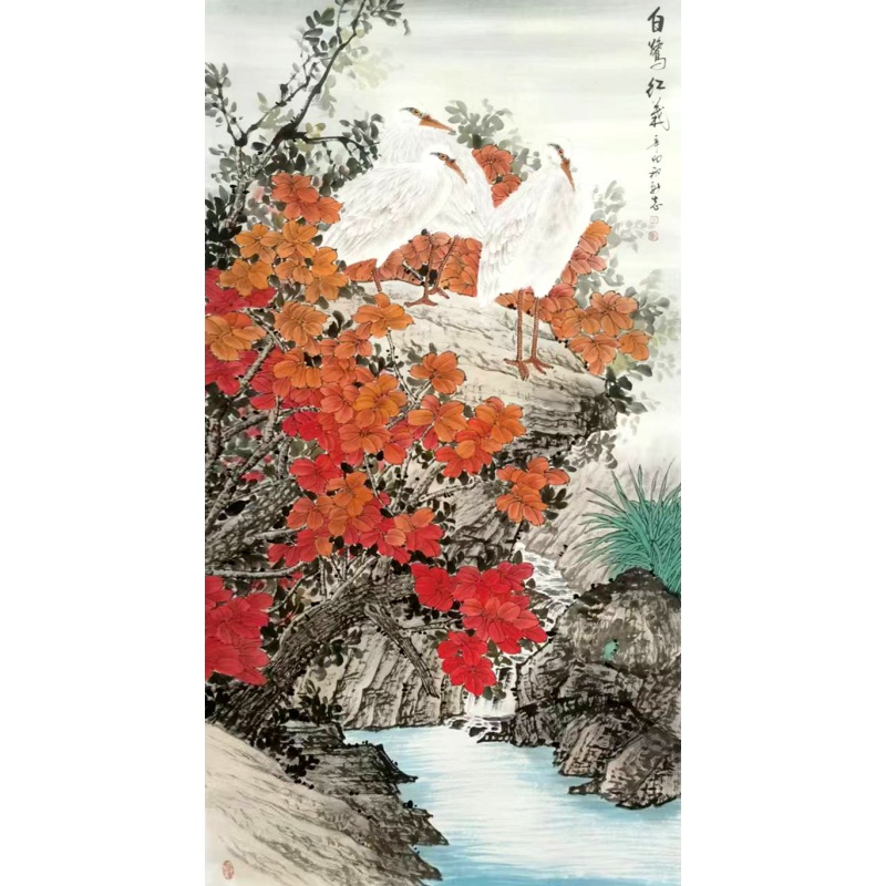 白鹭红义55597