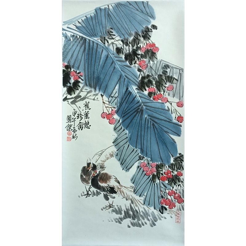 蕉荫憩珍禽 822478