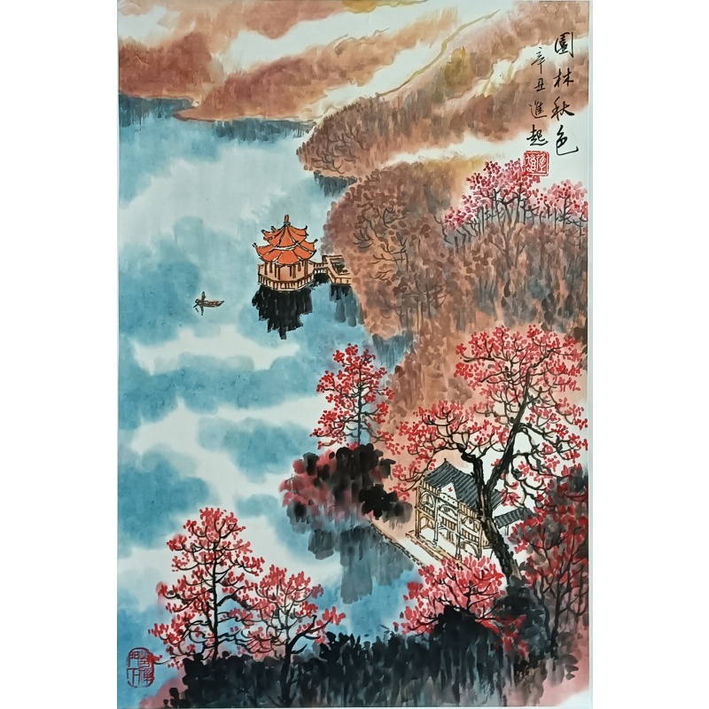园林秋色 58389