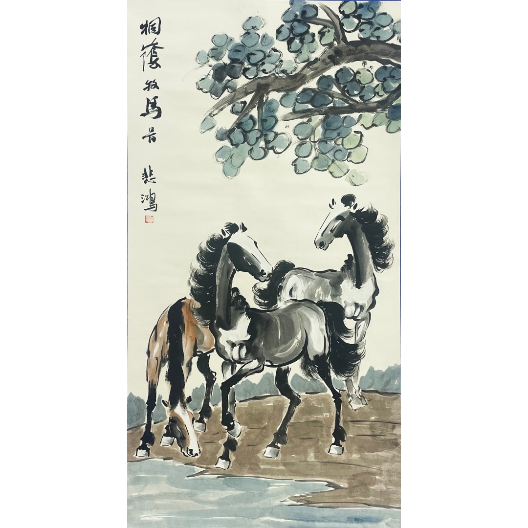 桐荫牧马图56915