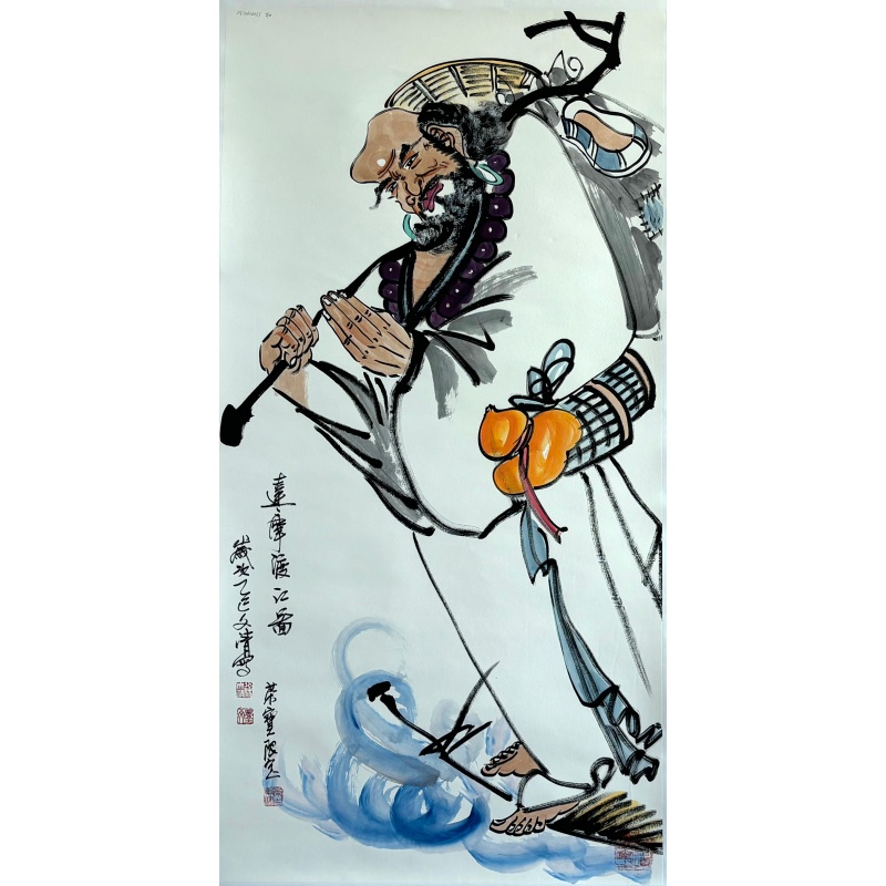 达摩渡江图56384