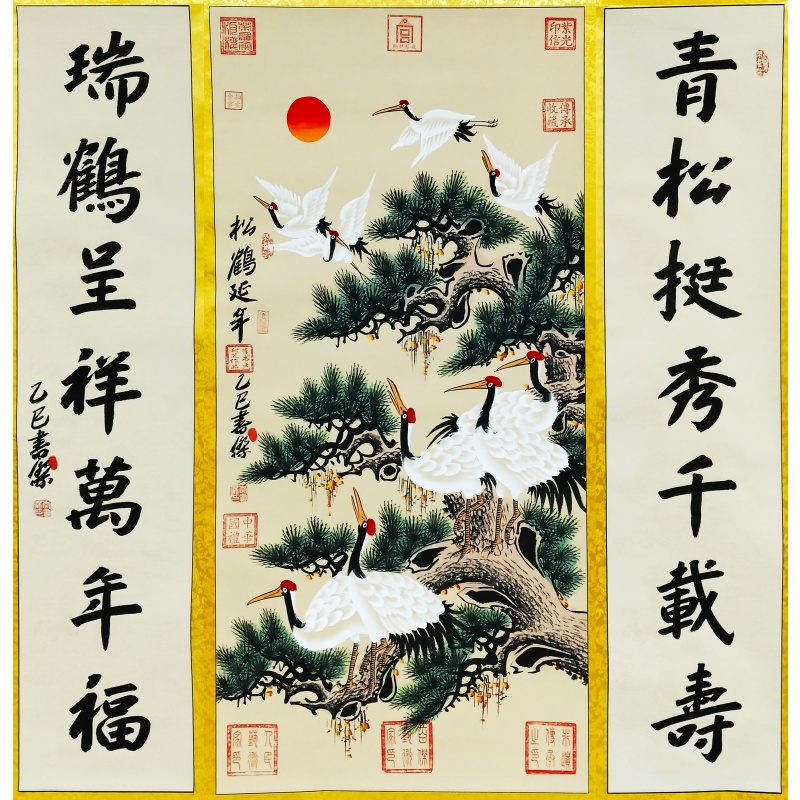 松鹤延年中堂56960