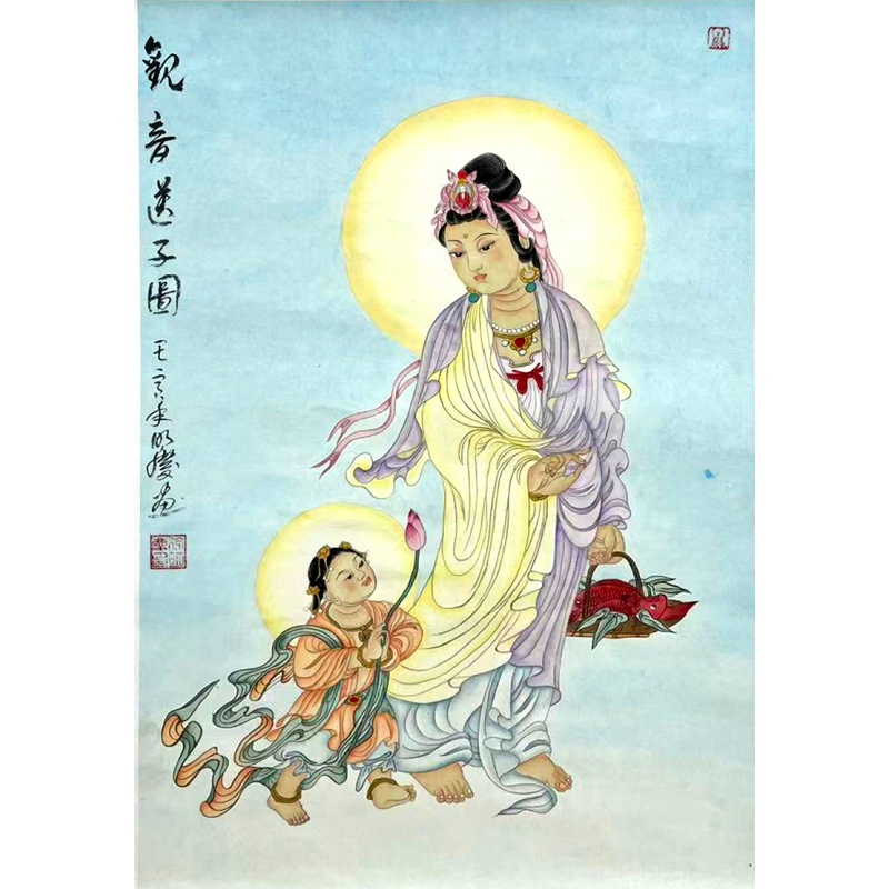 观音送子图  58264b