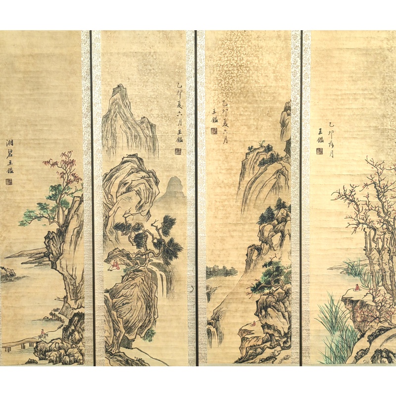 山水四条屏59380