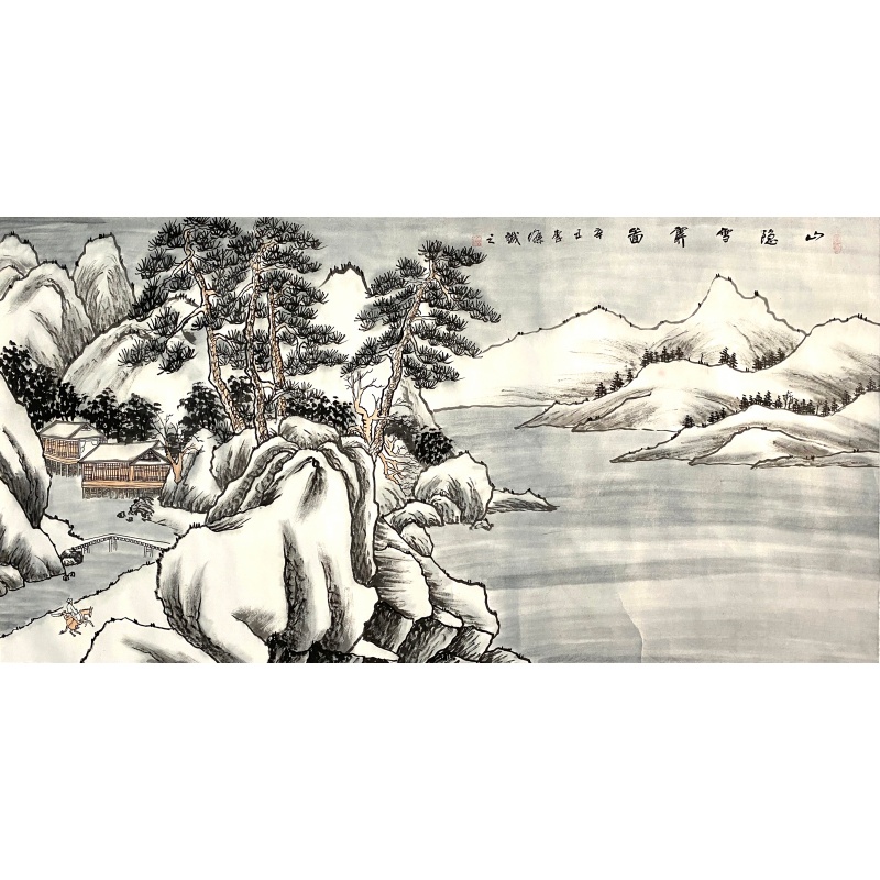 山隐雪霁图56482