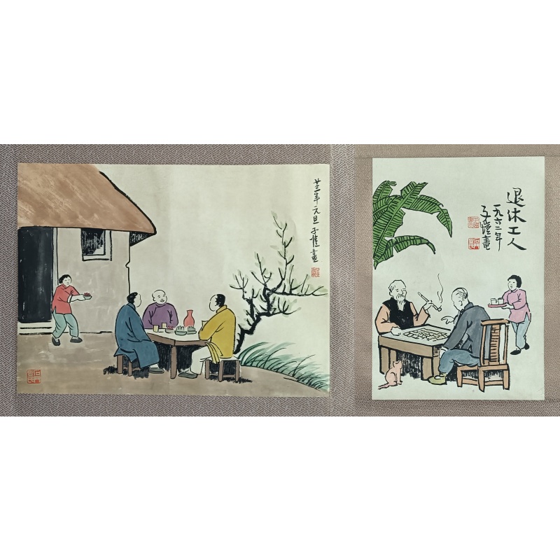 退休工人、团圆图59263