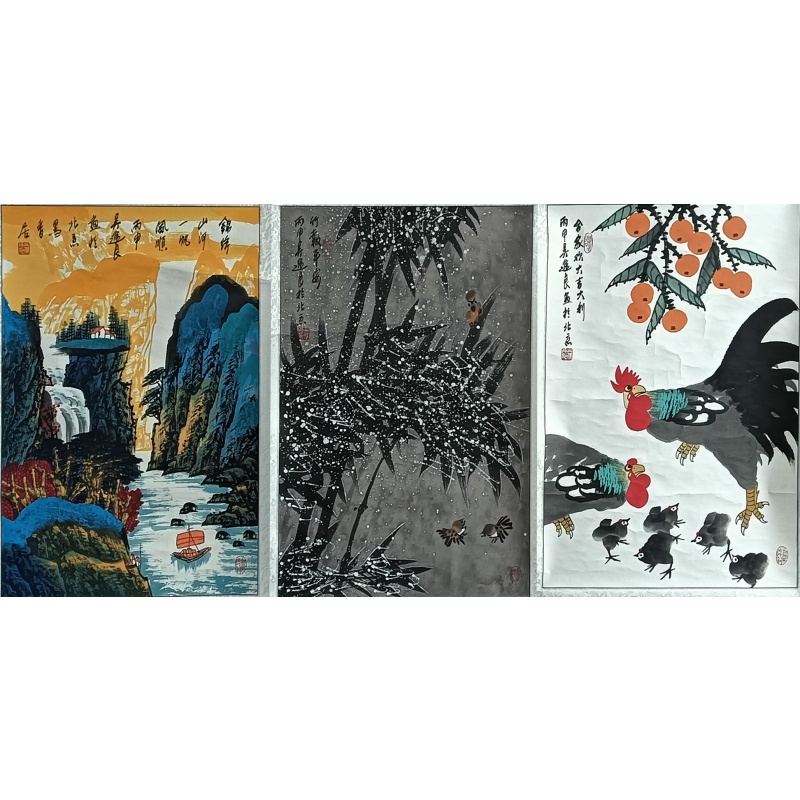 竹报平安、合家欢、锦绣山河56887