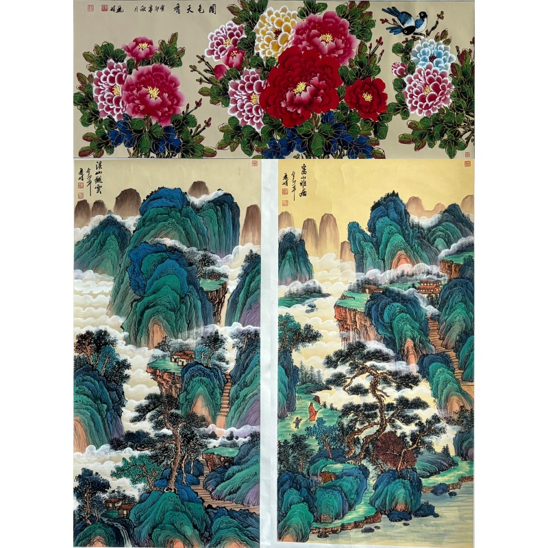 溪山观云、国色天香、富山雅居581910