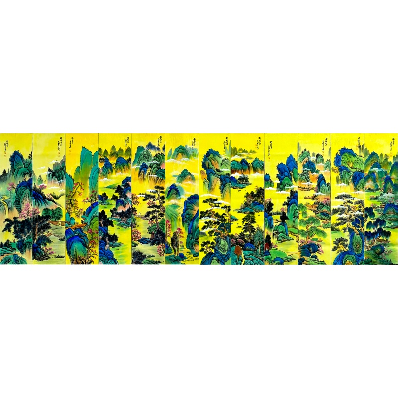 上水十二条屏56738