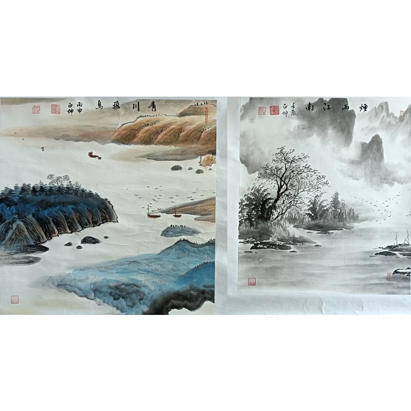 烟雨江南、青川飞鸟571220