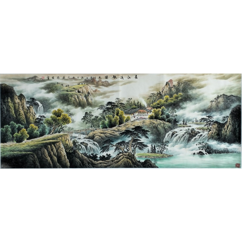 春江溪歌图822657