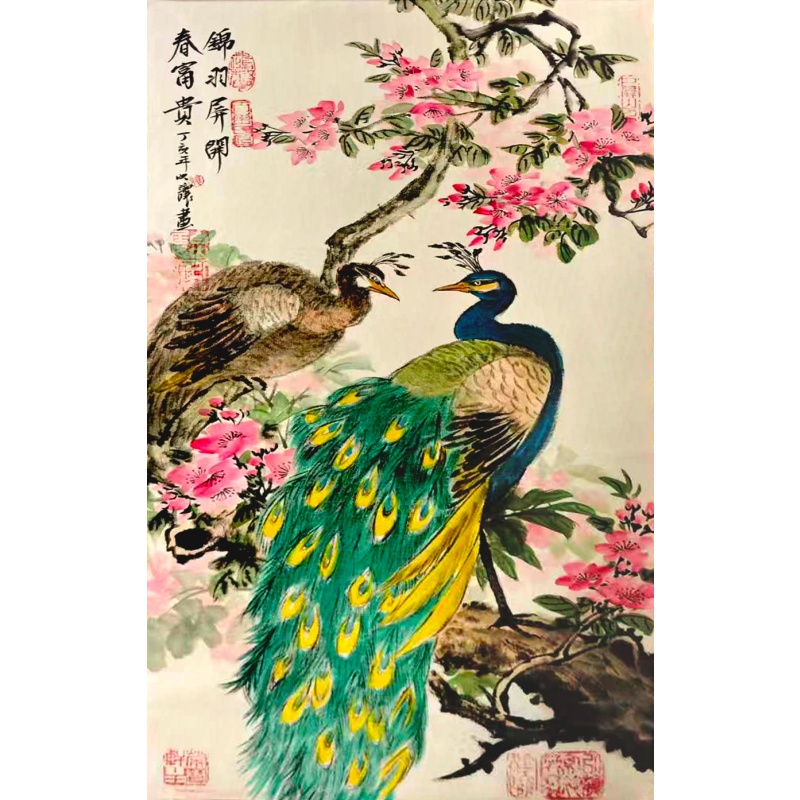 锦羽屏开春富贵567320