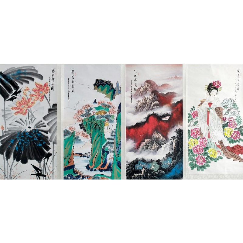 江山永固、盛世祥和、国色天香、青绿山水572570