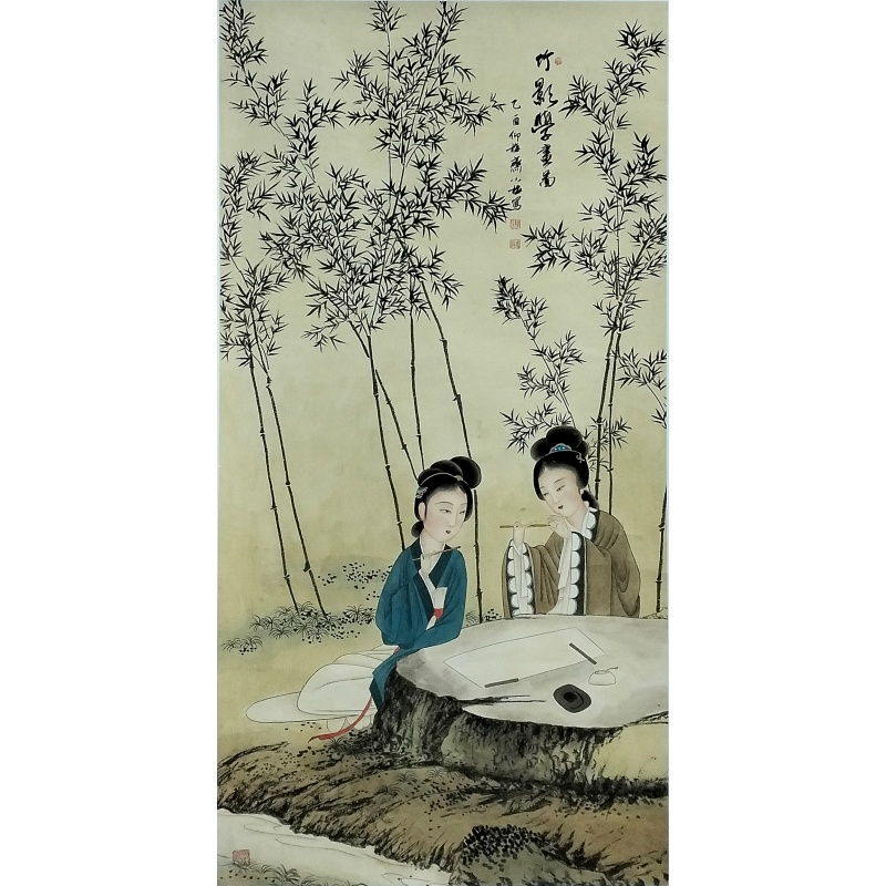 竹影学画图582790