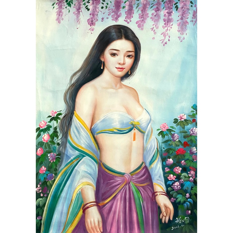美女油画567840