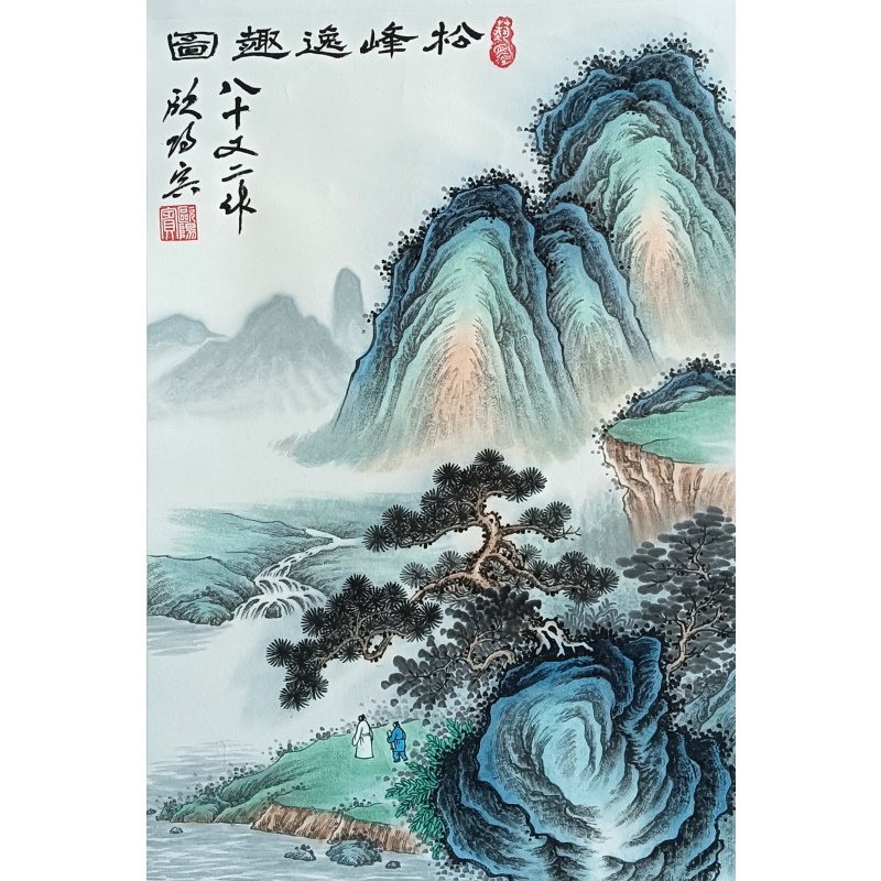 松峰逸趣图822749