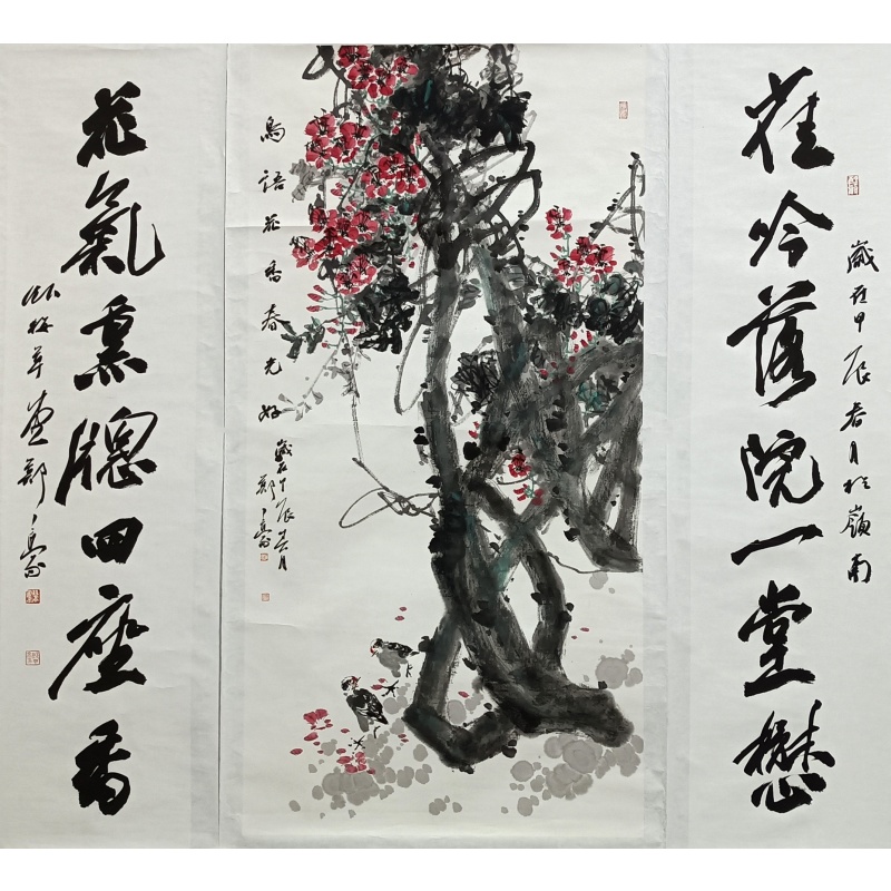 鸟语花香春光好中堂580910